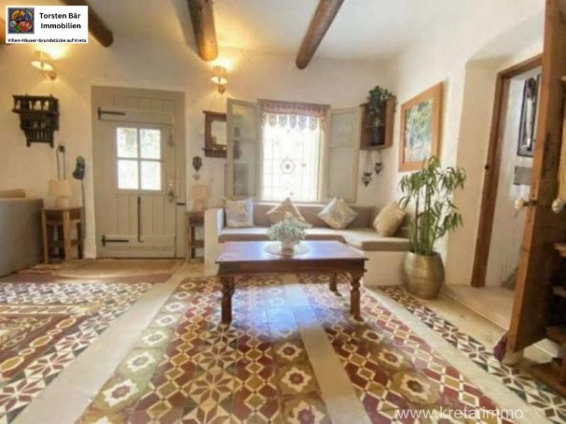 Provarma Kreta, Provarma, renoviertes 200 Jahre altes Anwesen Meerblick 2 Gäste-Studios Haus kaufen